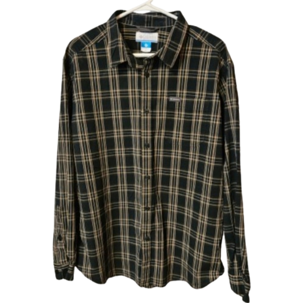 Columbia Mens XL long sleeve button-down shirt
